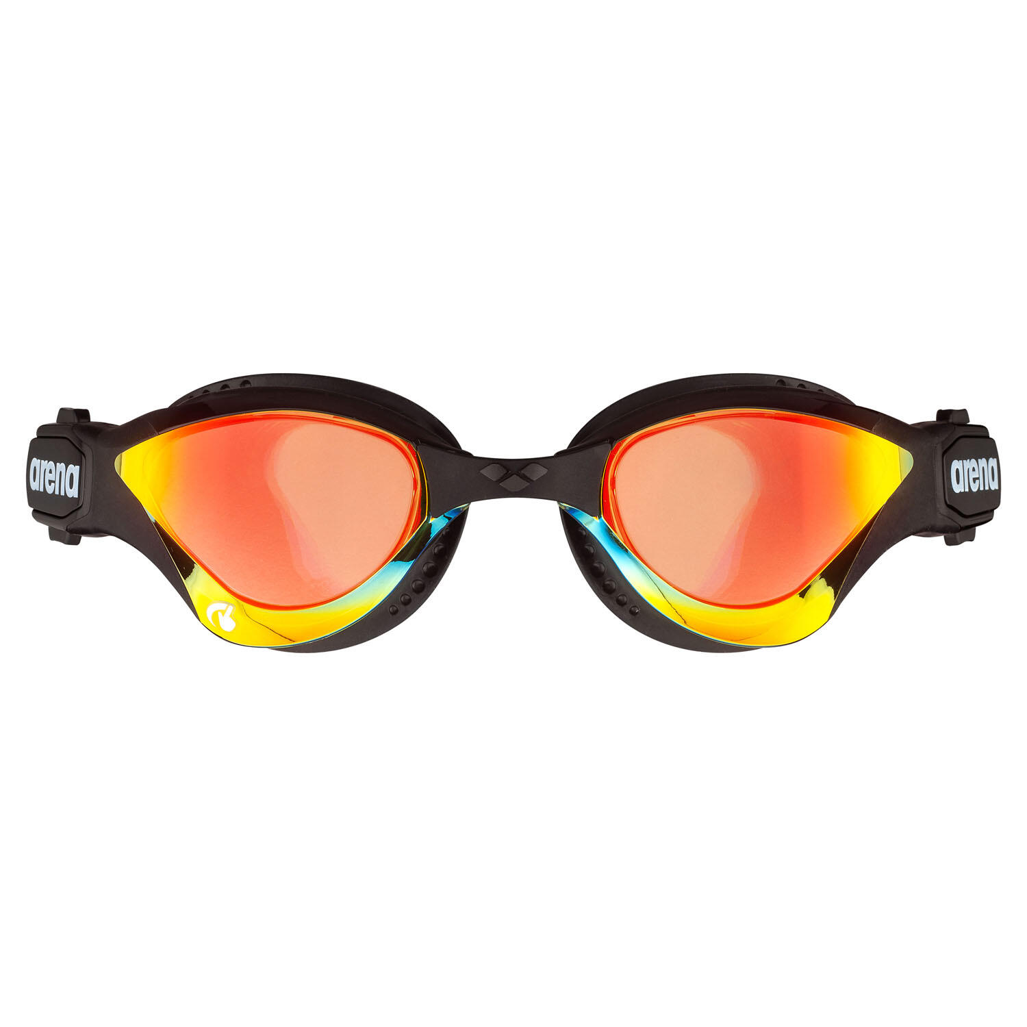 Arena Cobra Tri Swipe Mirrored Goggles - Yellow Copper / Black 4/4