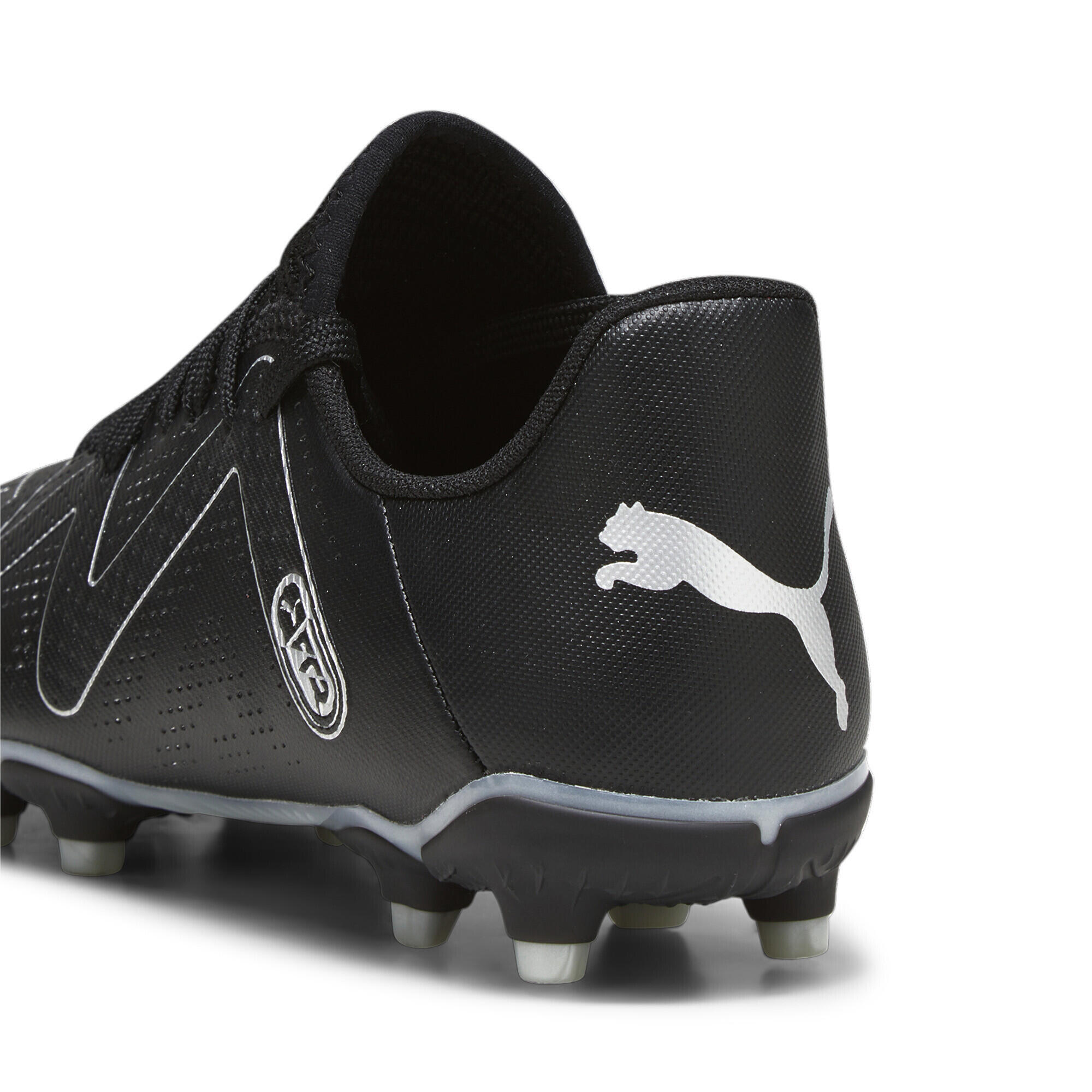 Scarpe da calcio FUTURE PLAY FG/AG da ragazzi PUMA Black Silver Metallic 2/6
