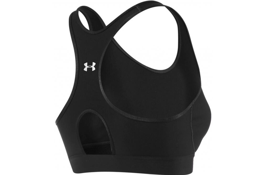 Sujetador Under Armour Mid Keyhole Negro Mujer 2/5