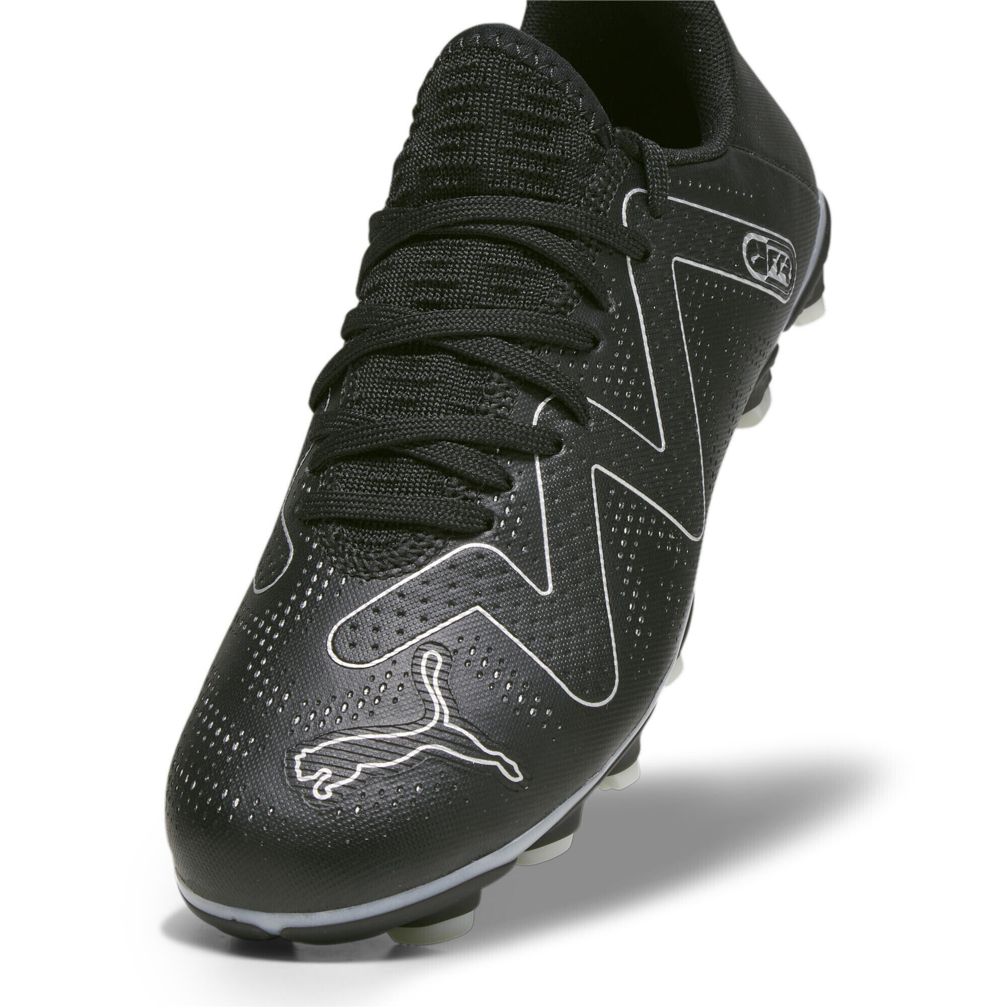 Scarpe da calcio FUTURE PLAY FG/AG da ragazzi PUMA Black Silver Metallic 6/6