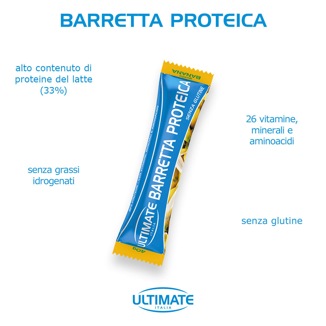 Integratore alimentare - BARRETTA PROTEICA BANANA - 40g 4/6