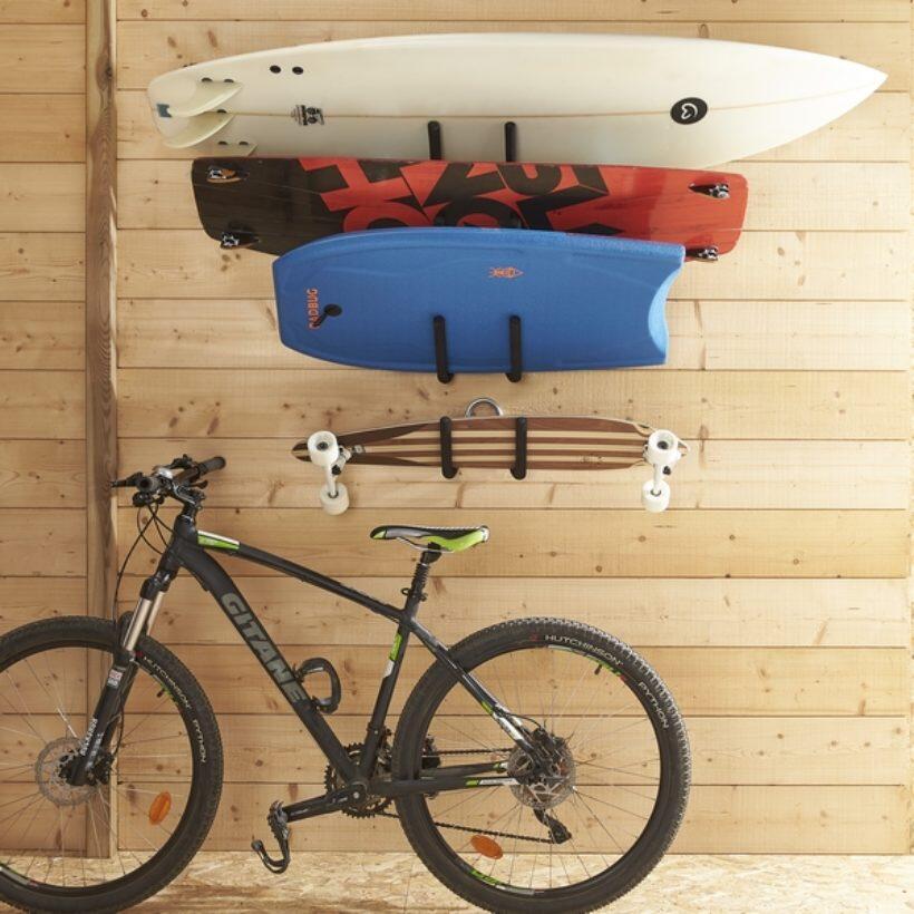 Support mural pour fixation planche de surf 3/5