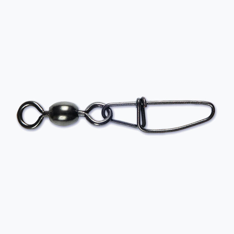 Black Cat catfish swivel avec Cross Lock safety pin 5pcs