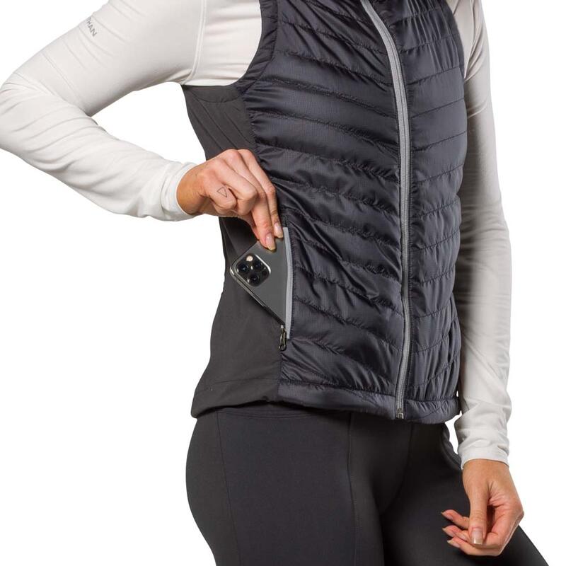 Hybride Vest voor dames - Hardlopen - Navigator ZWART