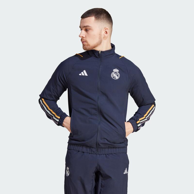 Spodnie do piłki nożnej męskie Adidas Real Madrid Tiro 23 Presentation