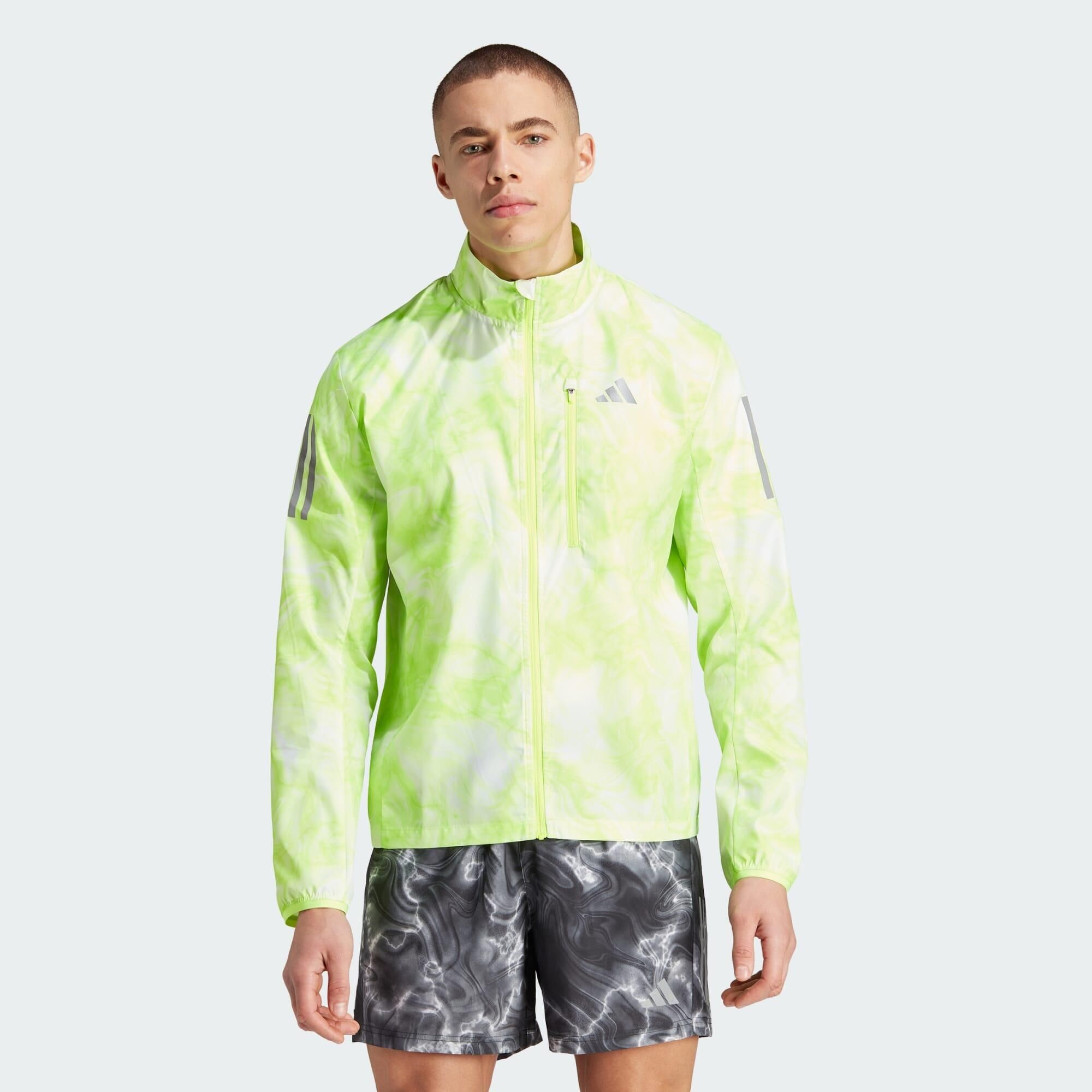 ADIDAS Own the Run Allover Print Jacket