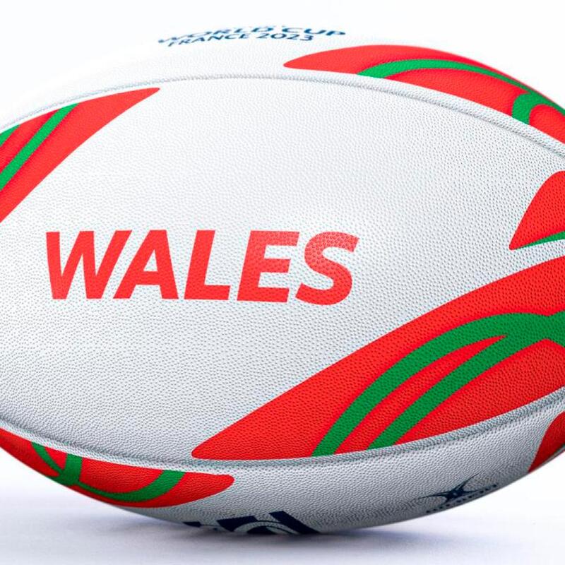 Pallone da rugby Gilbert 2023 Sostenitore Coppa del Mondo Walles
