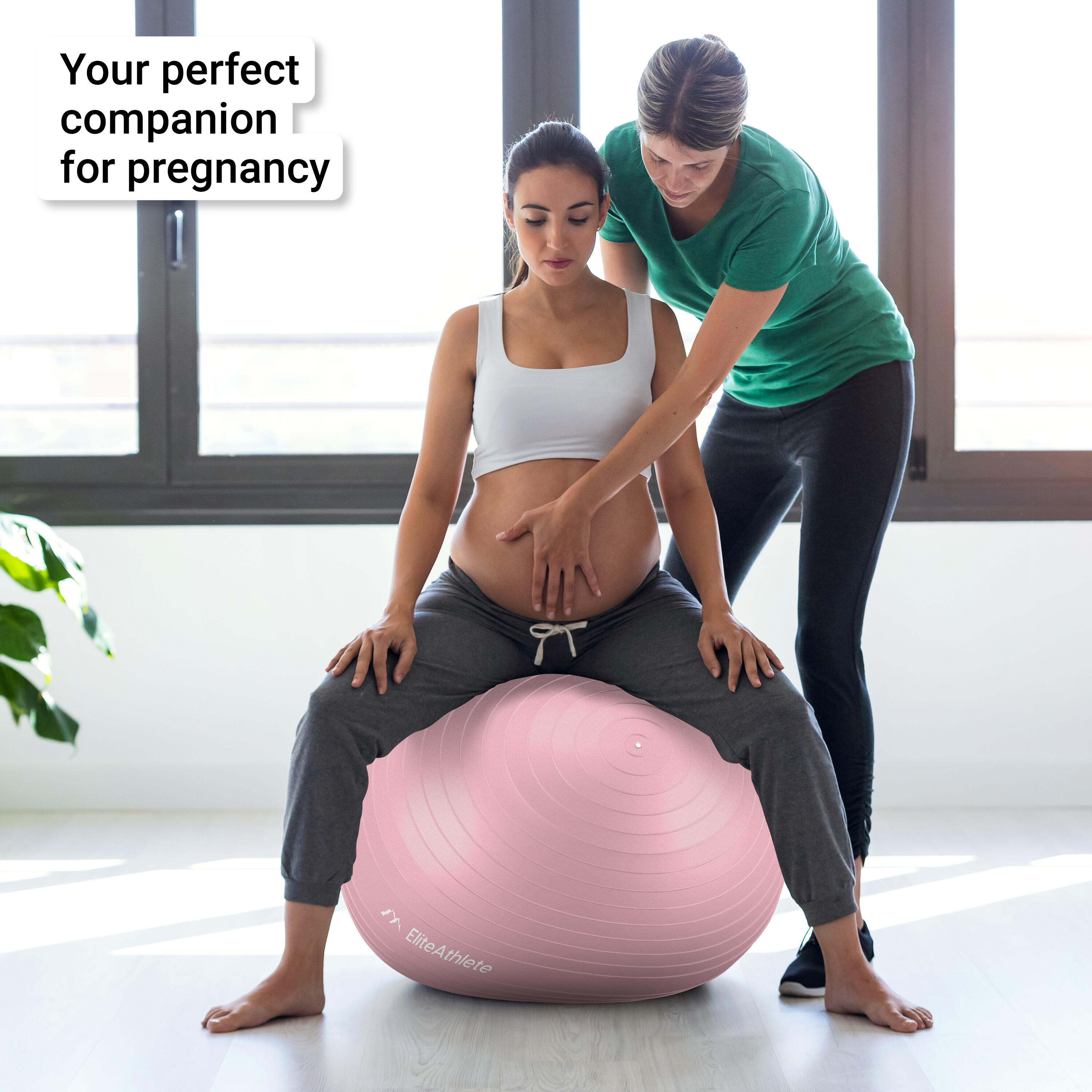 EliteAthlete® Ballon Gym - Fitness Pilates Yoga - Ballon Grossesse 4/7