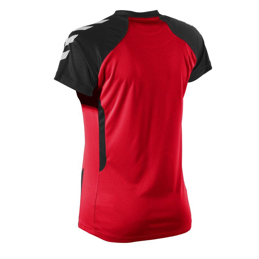 Hummel Aarhus Maillot Manches Courtes Femme - Rouge / Noir - S 5/6