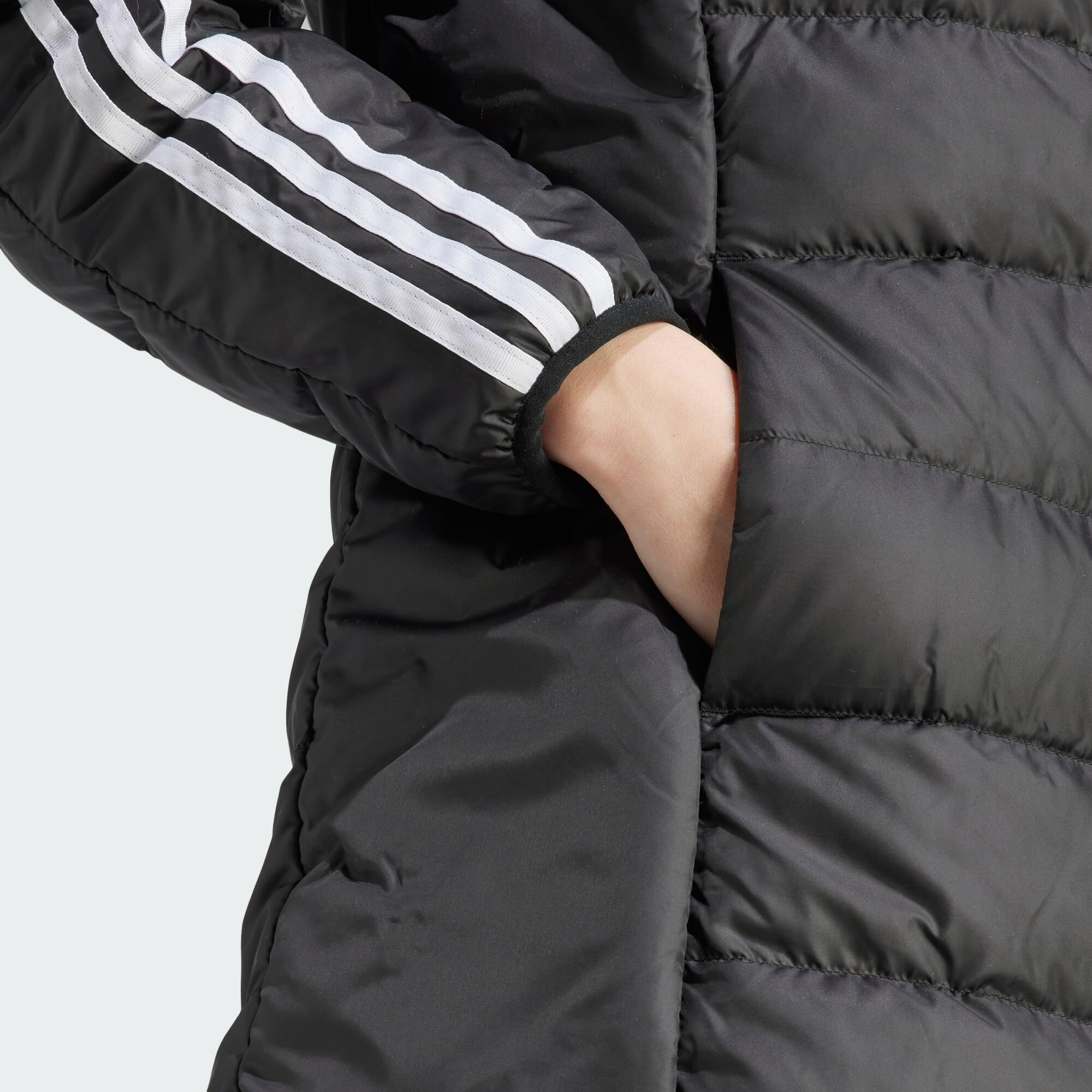 Essentials 3-Stripes Light Down Hooded Parka 5/5