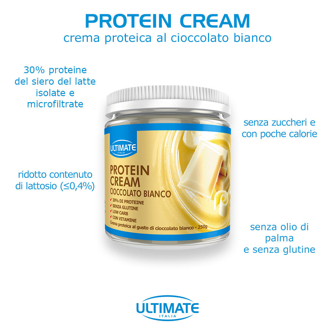 Alimento - PROTEIN CREAM CIOCCOLATO BIANCO - 250g 6/7