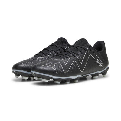 Future play fg/ag voetbalschoenen voor heren puma black silver metallic