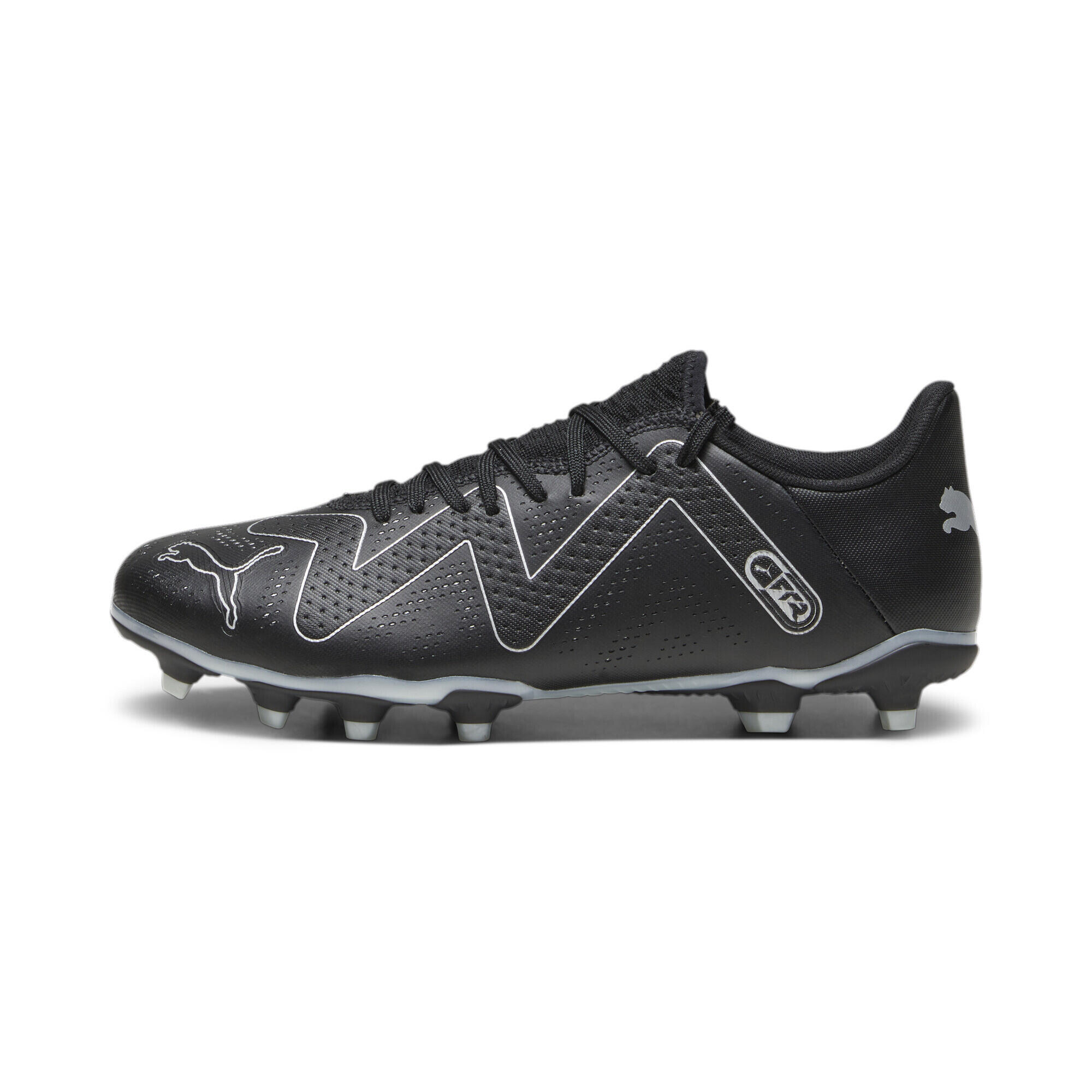FUTURE PLAY FG/AG Fußballschuhe Herren PUMA Black Silver Metallic 5/7