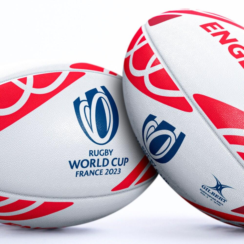 Ballon De Rugby Coupe Du Monde 2023 Gilbert - Neuf - Fabriqué En France (modèle Angleterre ?)