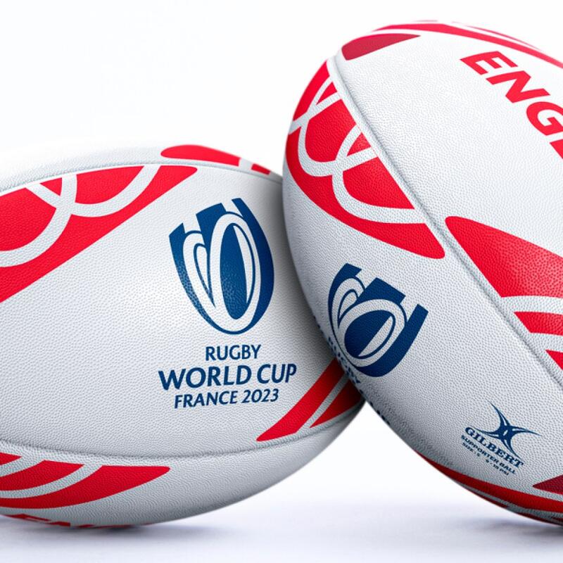 Ballon de Rugby Gilbert Coupe du Monde 2023 Supporter Angleterre
