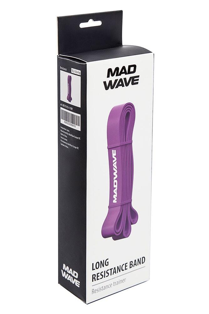 Banda de resistência elástica longa MAD WAVE Violeta 18.2 – 36.4 kgs 4/4