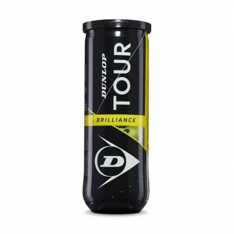 Juego de 3 pelotas de tenis Dunlop tour brilliance