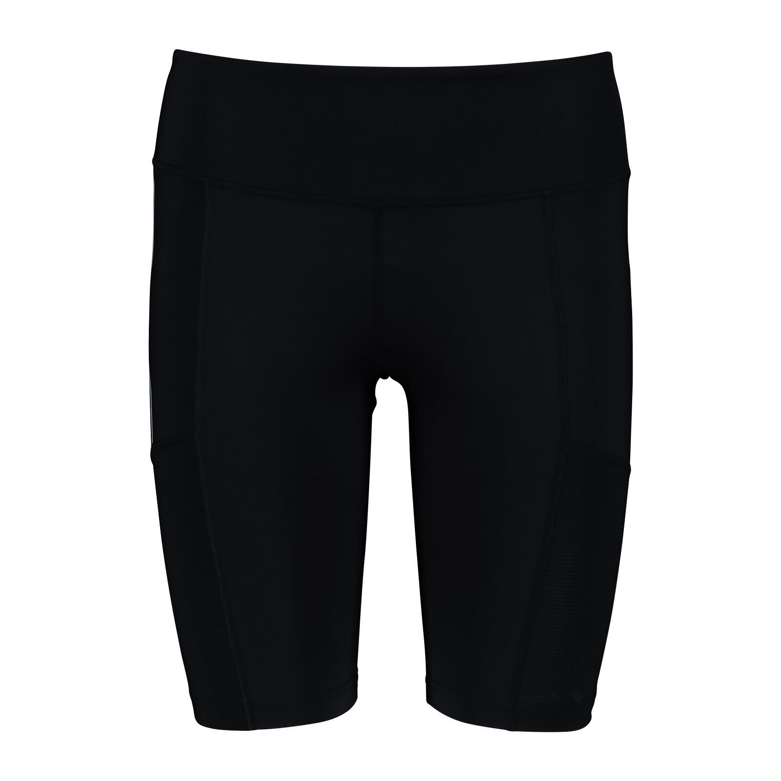 2XU 2XU Women's Aero Vent Mid-Rise Compression Shorts - Black / Silver Reflective