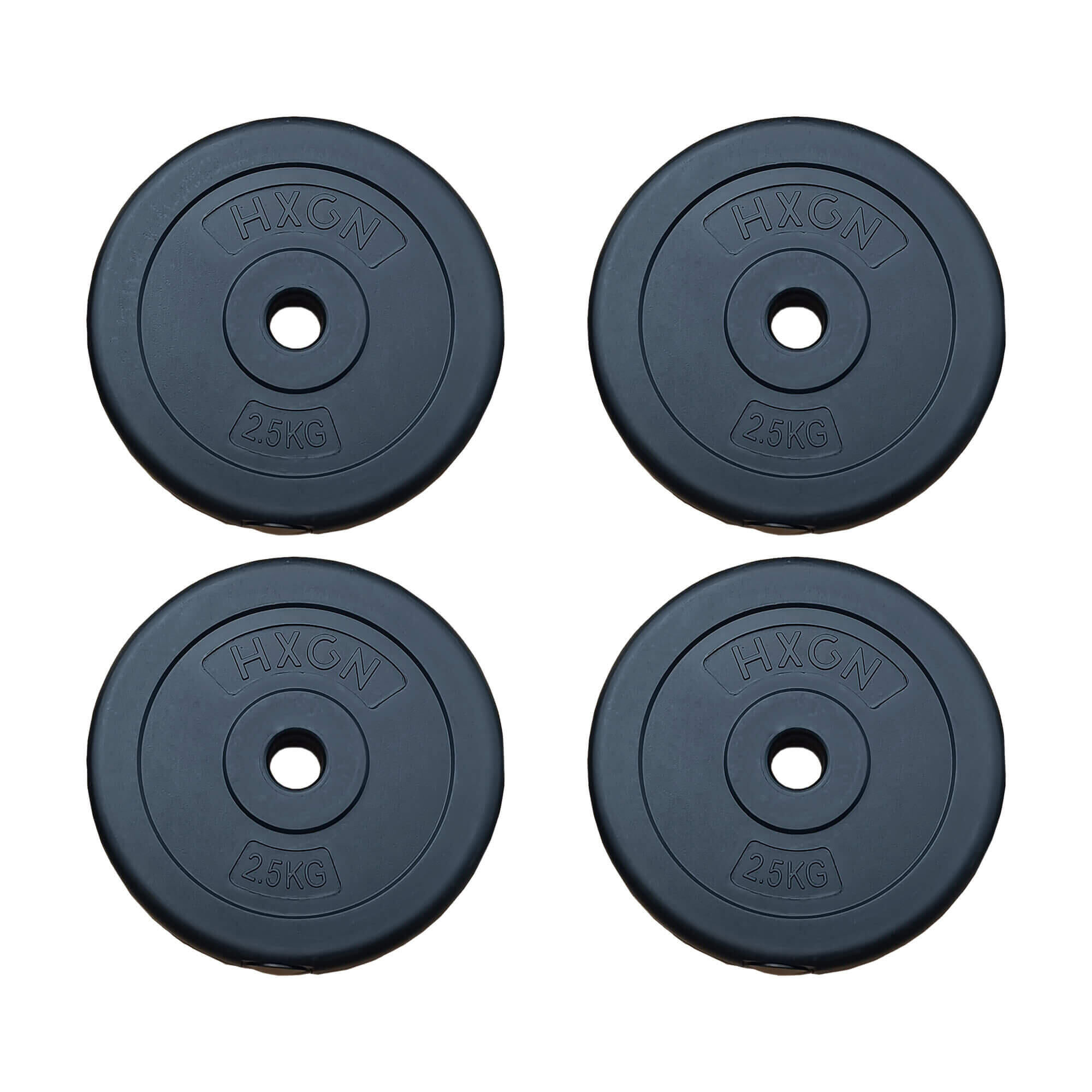 HXGN HXGN 4 x 2.5kg Standard 1" Weight Plates