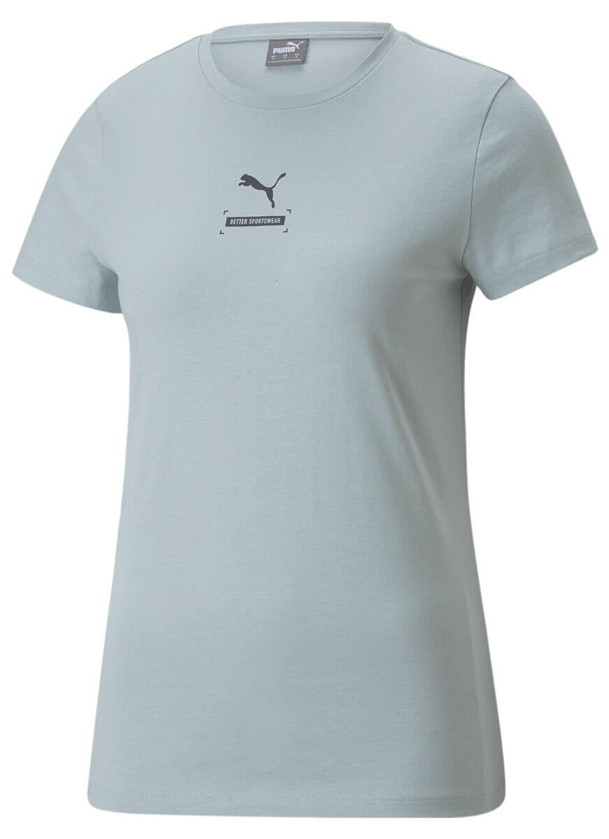 Camiseta de Manga Corta Mujer Puma Better Gris 1/5