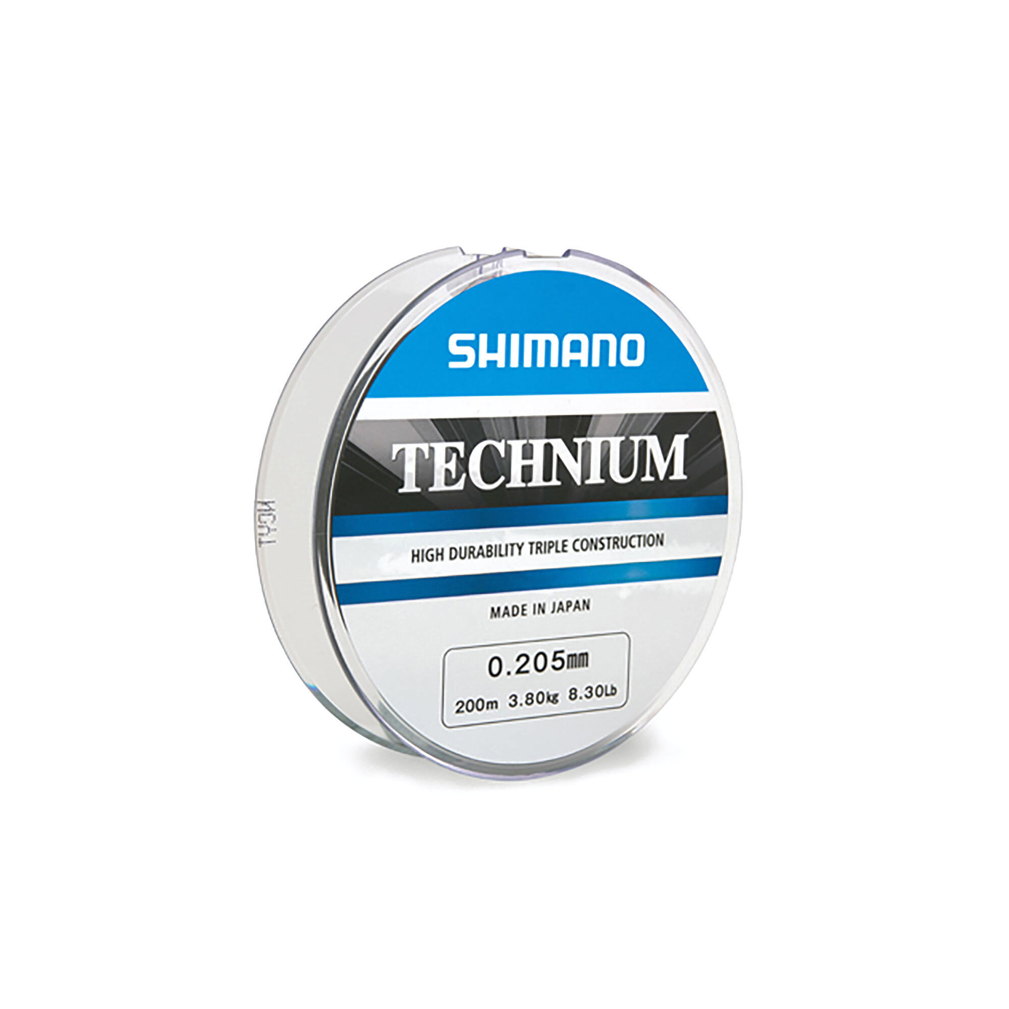 Nylon Shimano Technium 200 m - 0,255 mm - 6,1 kg - Gris 2/2