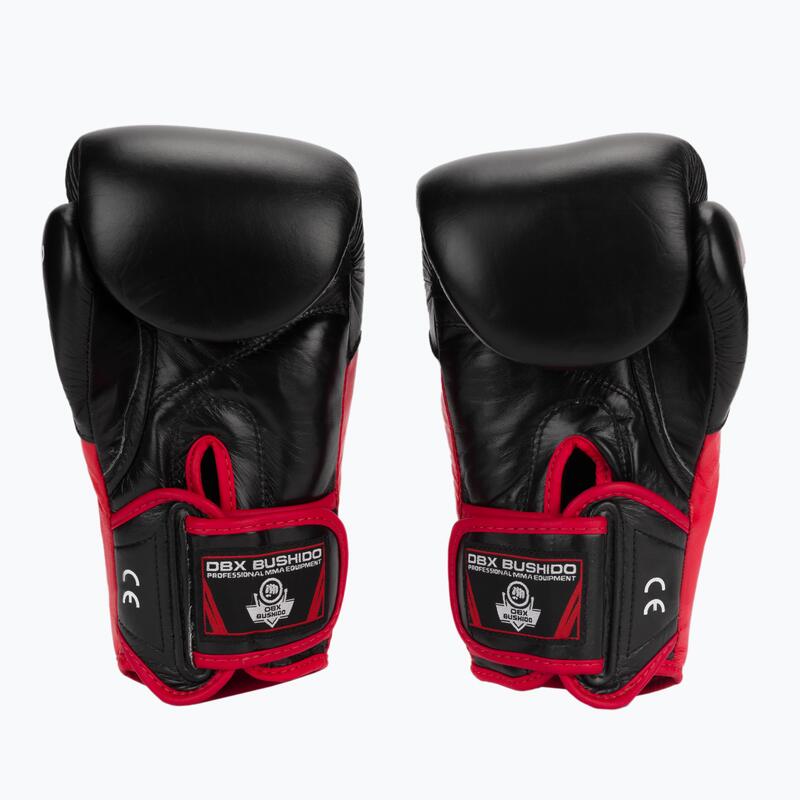 Mănuși de box DBX BUSHIDO cu sistem de protecție pentru încheietura mâinii