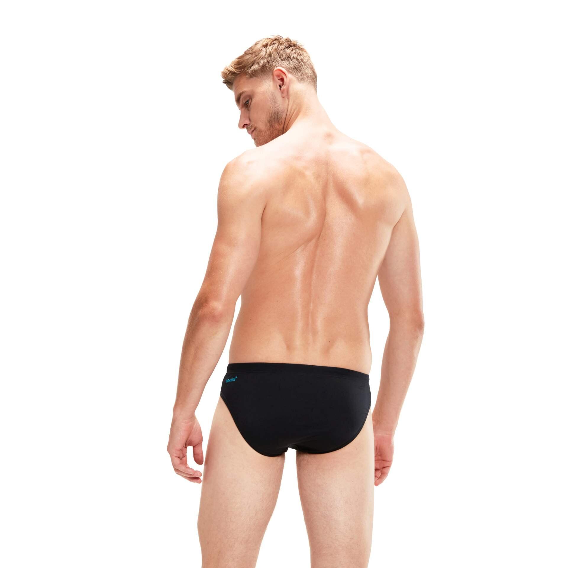 Men's Hyper Boom Splice Brief Black/Blue 3/5