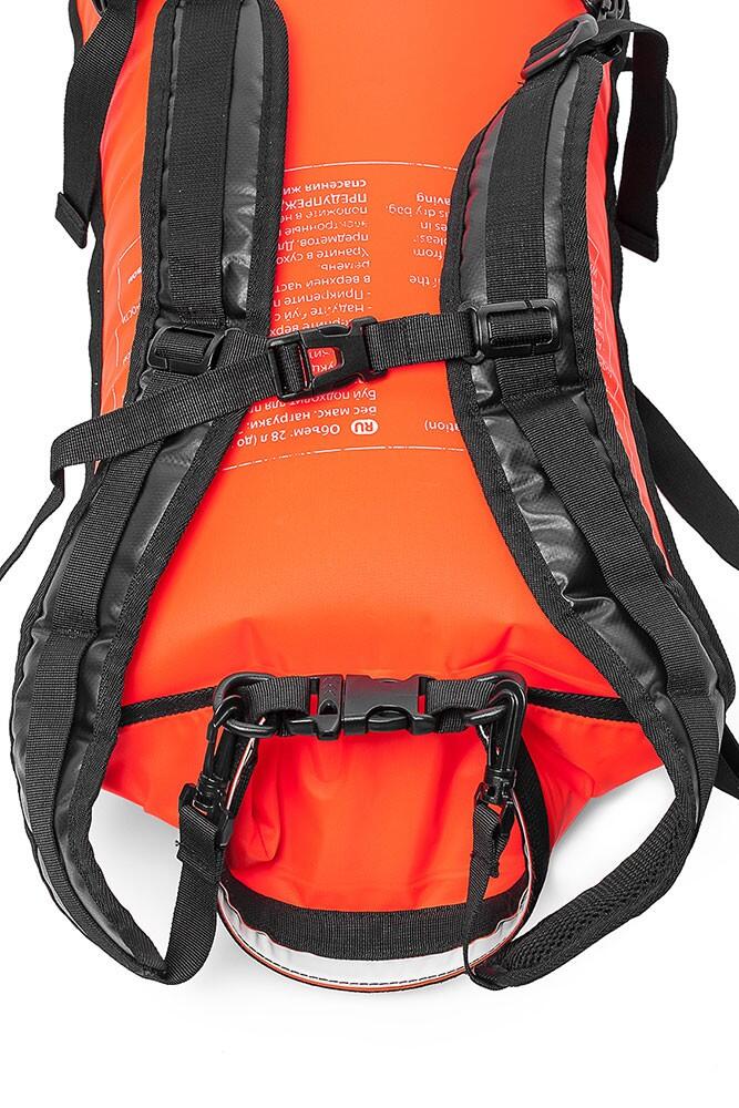 Bóia insuflável para natação em águas abertas DRY BAG Laranja 2/6