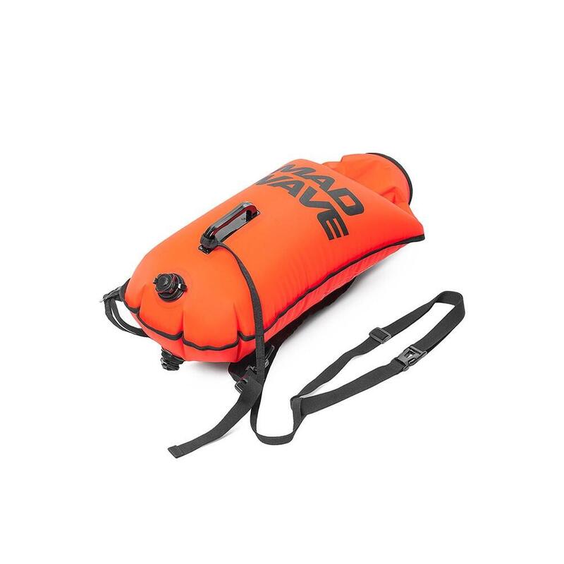 Bóia insuflável para natação em águas abertas DRY BAG Laranja