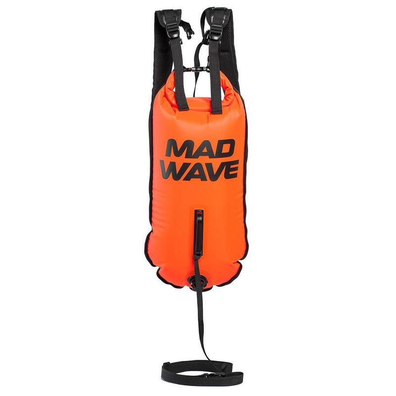 Boya inflable para natación en aguas abiertas DRY BAG Naranja