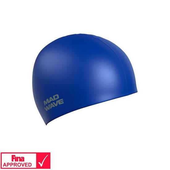 Bonnet en silicone intensif Mad Wave bleu royal