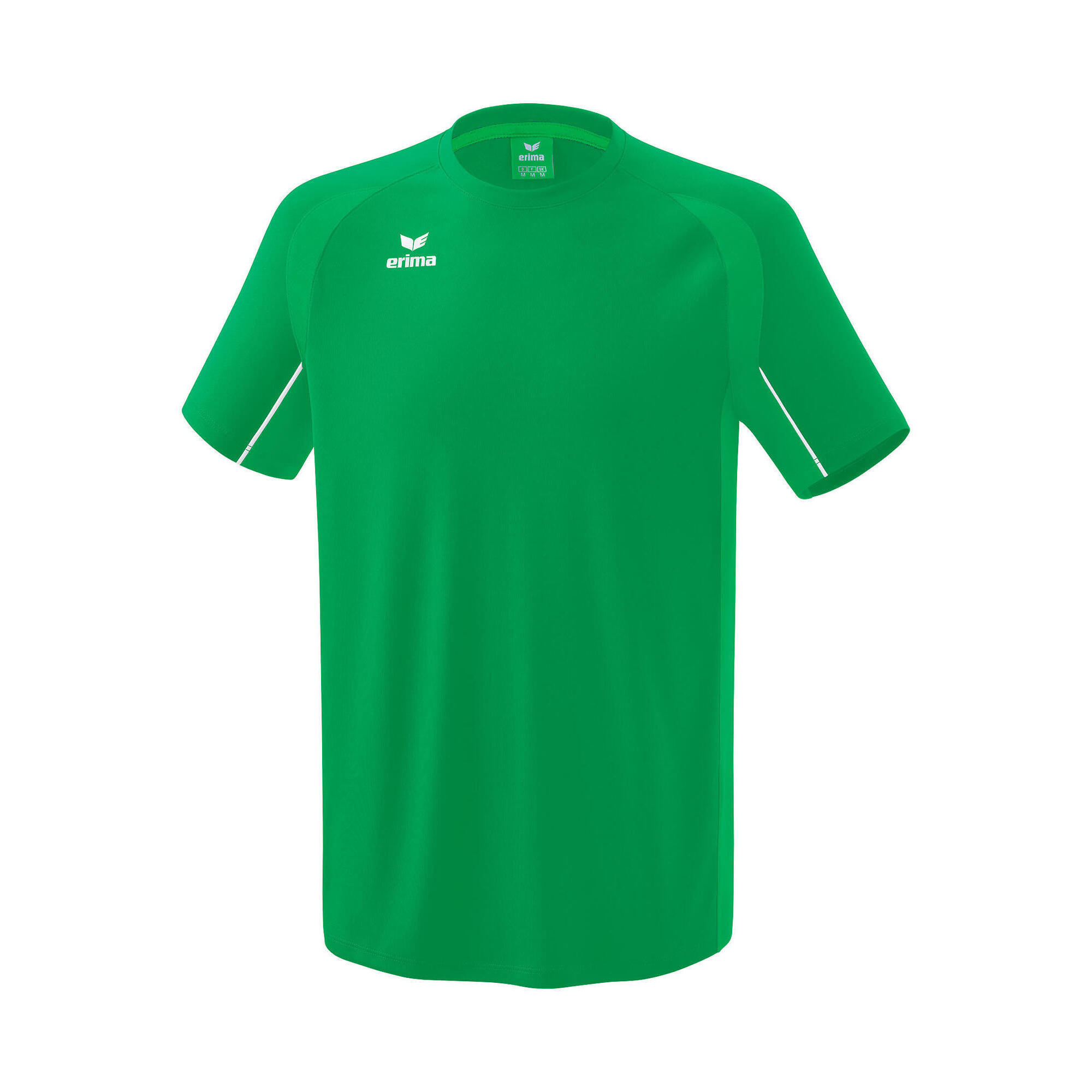 Erima - Maillot D'Entraînement Enfant Erima Liga Star - Maillot Manches Courtes - Blanc|vert - 10 Ans / 140 Cm - Decathlon