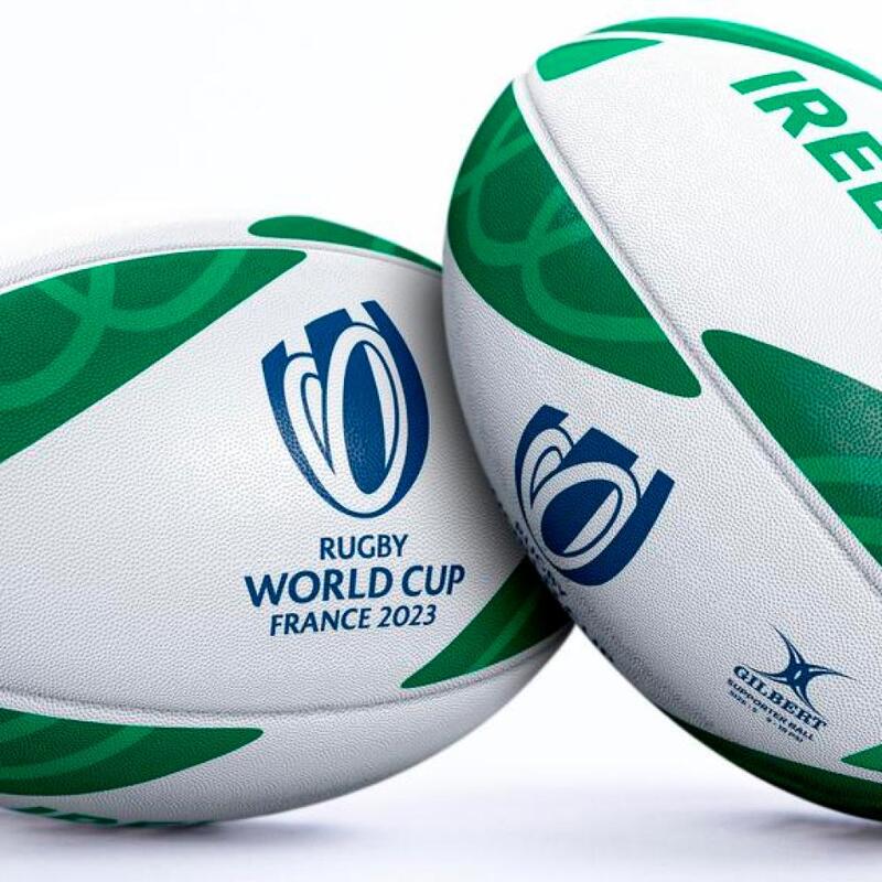 Ballon de Rugby Gilbert Coupe du Monde 2023 Supporter Irlande