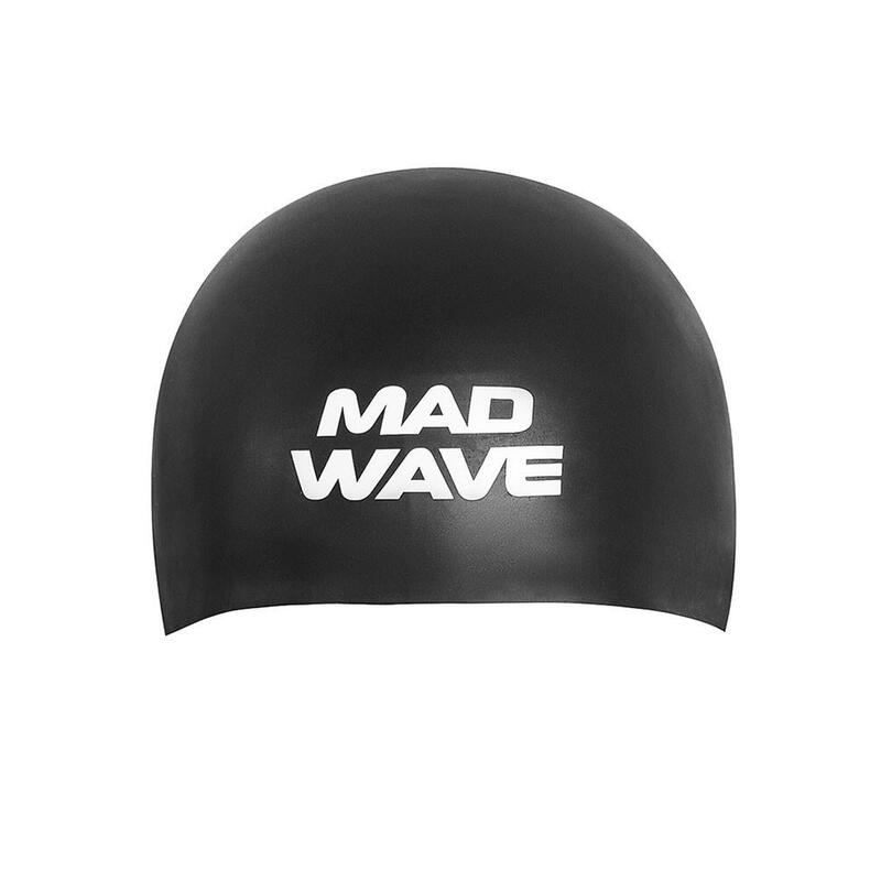 Gorro de natación silicona D-CAP aprobado FINA Negro Talla M