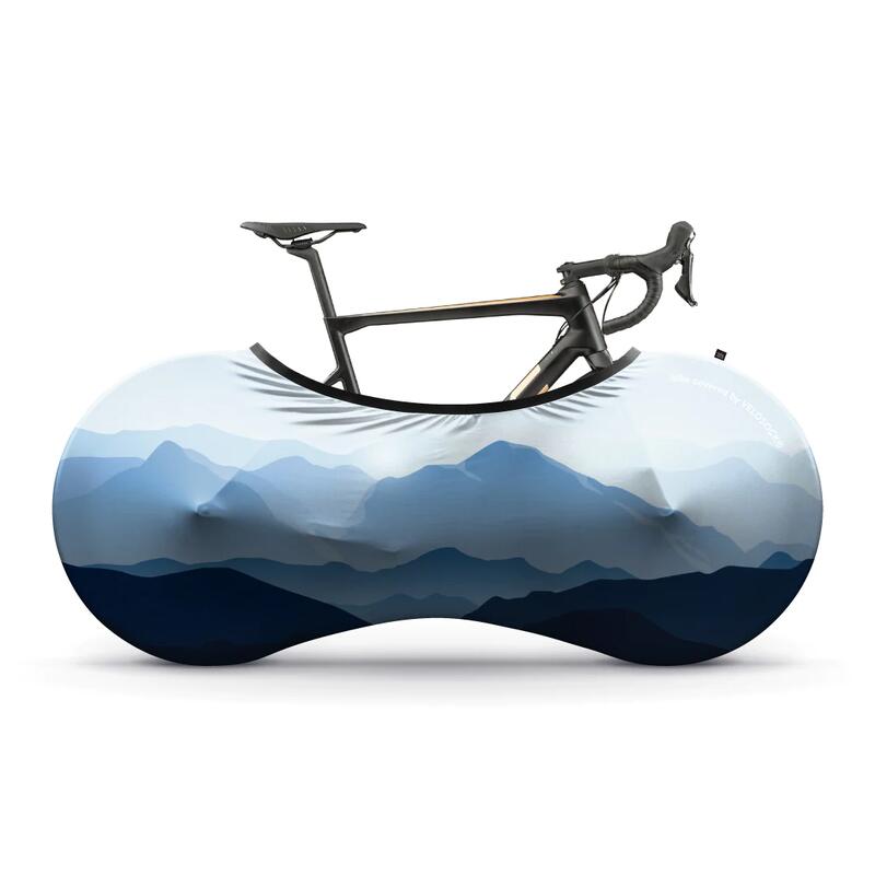 Housse pour Vélo, Housse de Vélo 210T Grand Nylon pour 2 vélos, Imperméable  Etanche Couverture de Vélo/Bicyclette/Bike/Moto Pluie de Poussie