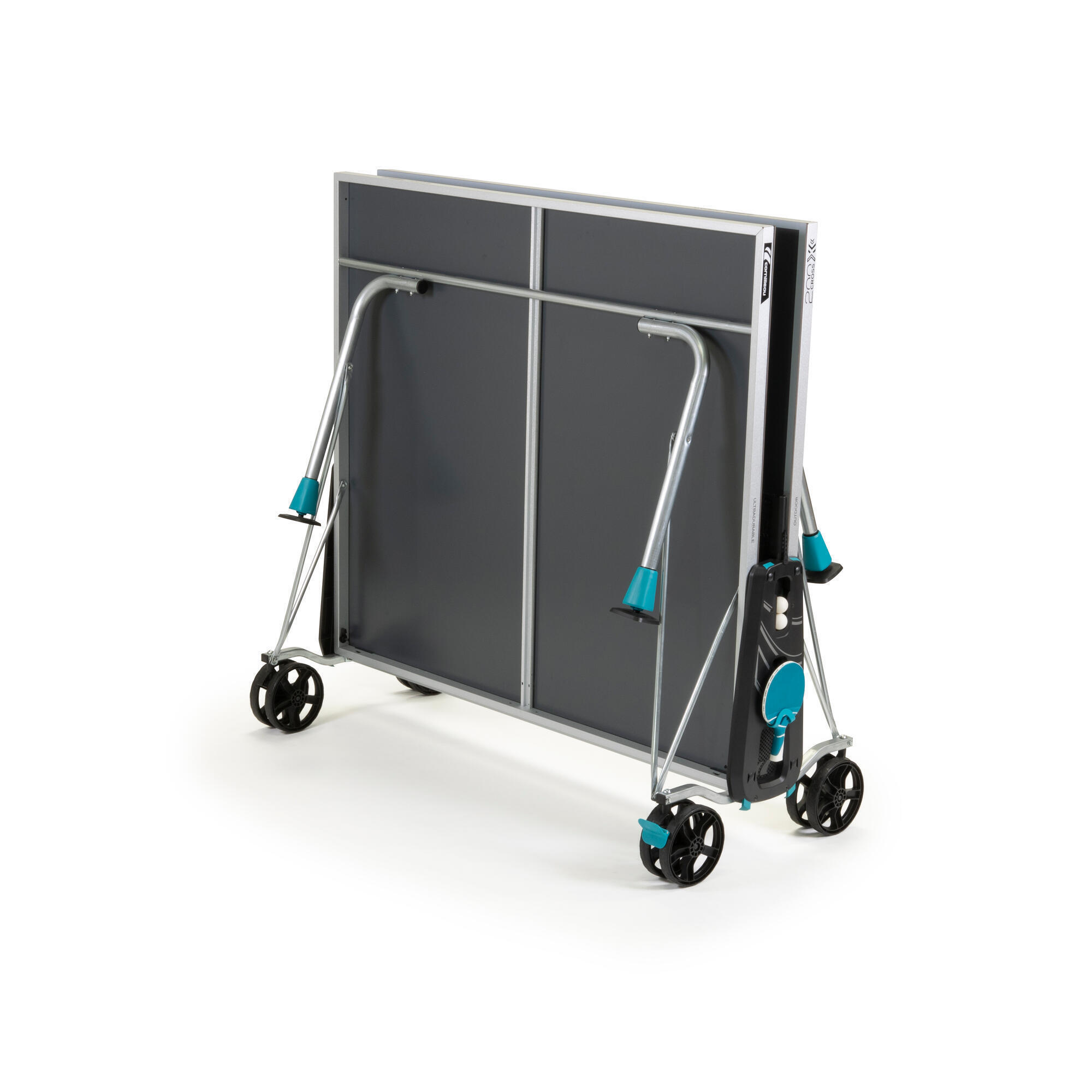Tweedehands Outdoor tafeltennistafel voor recreatief gebruik 200X grijs 3/5