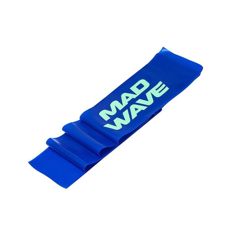 Banda Elástica de resistencia MAD WAVE Azul 0.5mm Resistencia media-alta