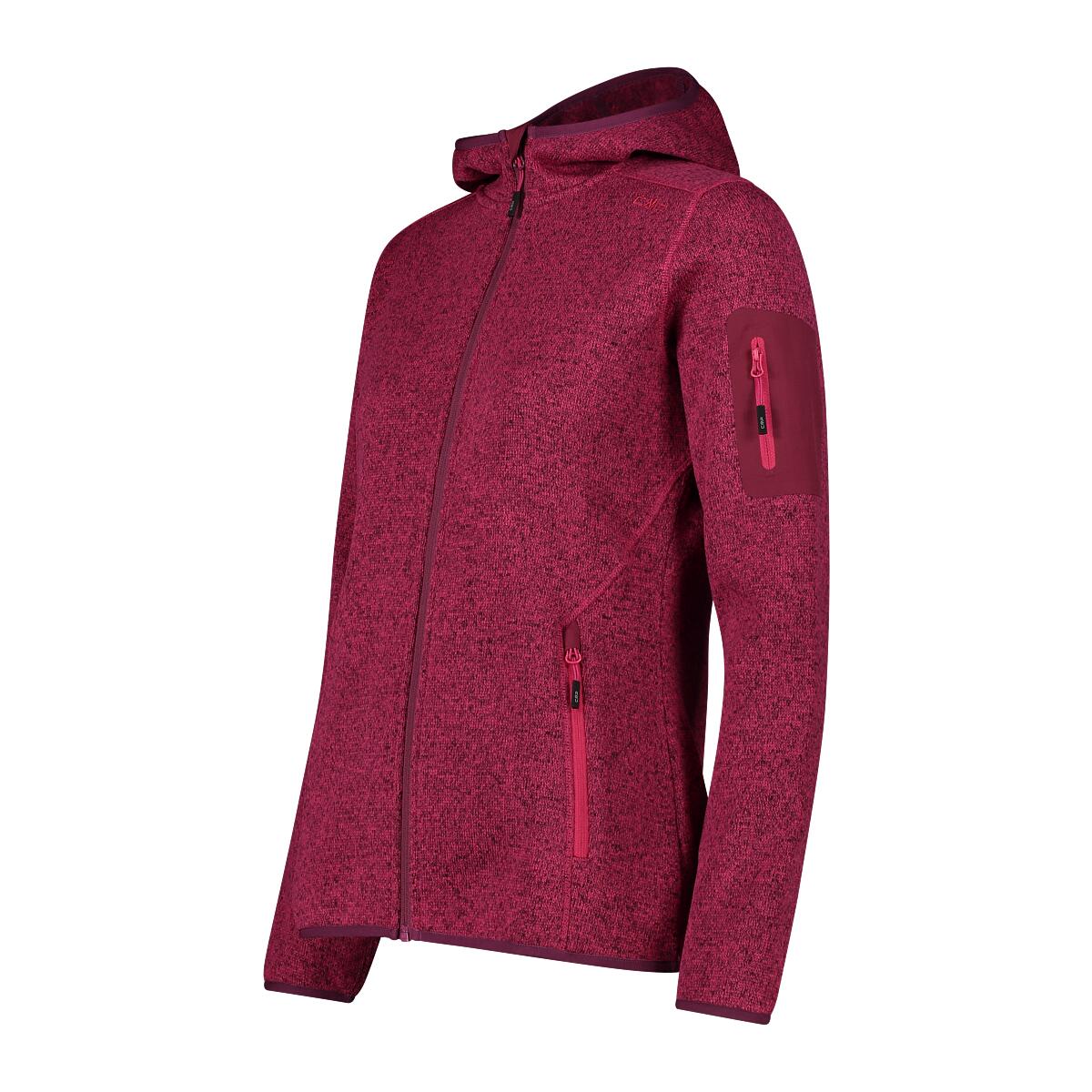 CMP Damen Jacke Knitted Melange Hoody 3H19826 3/5