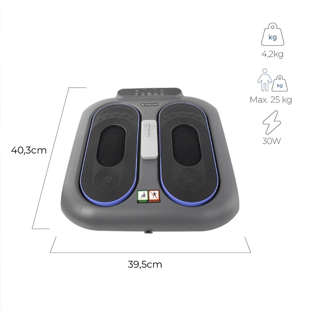 Appareil Massage Plateforme vibrante 10 Niveaux Minuterie Télécommande 4/7