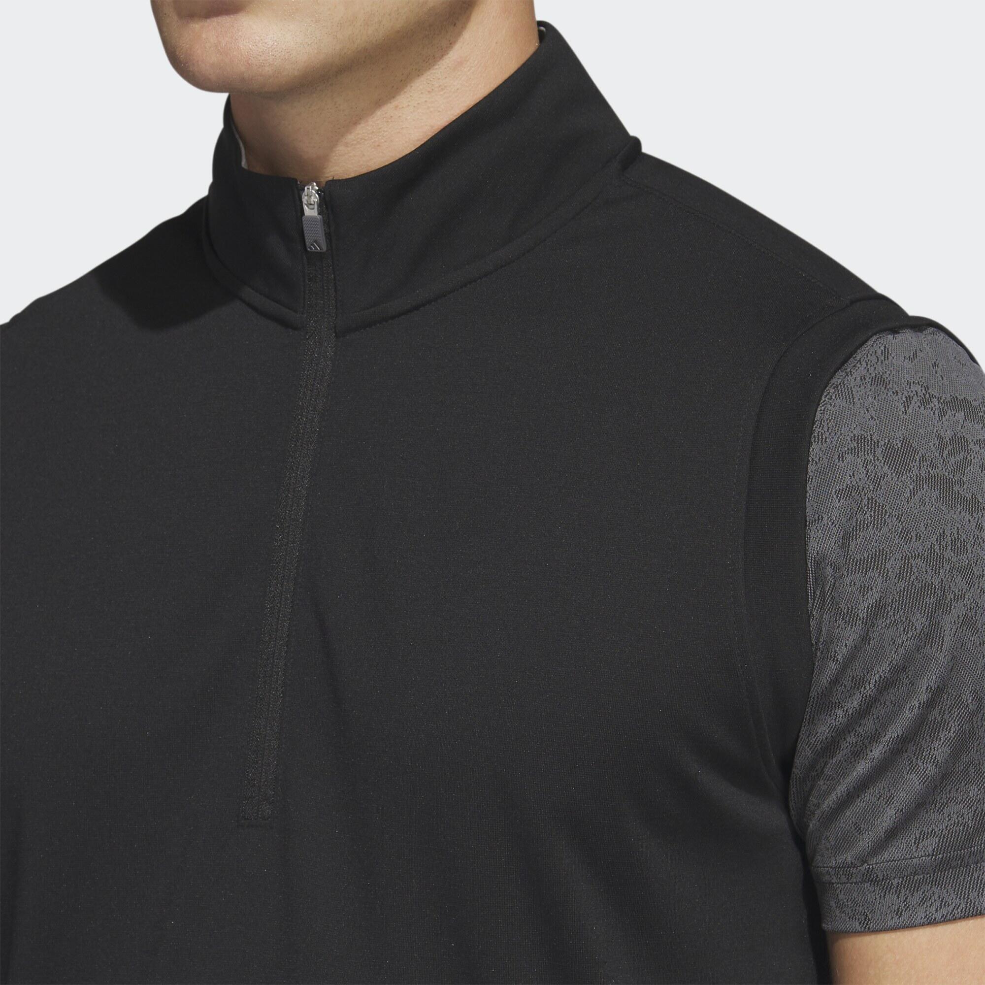 Elevated 1/4 zip sleeveless jacket