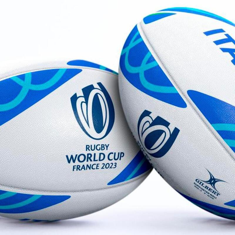 Pallone da rugby Gilbert 2023 Sostenitore Coppa del Mondo Italia