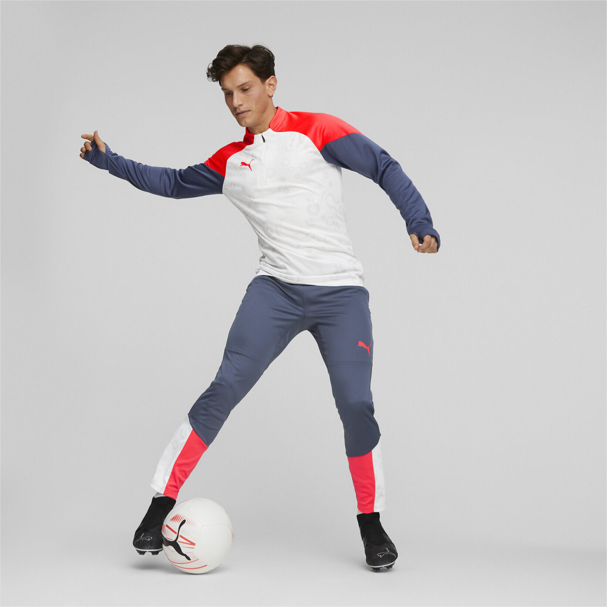 Haut de football à fermeture zippée courte individualCUP PUMA 4/6