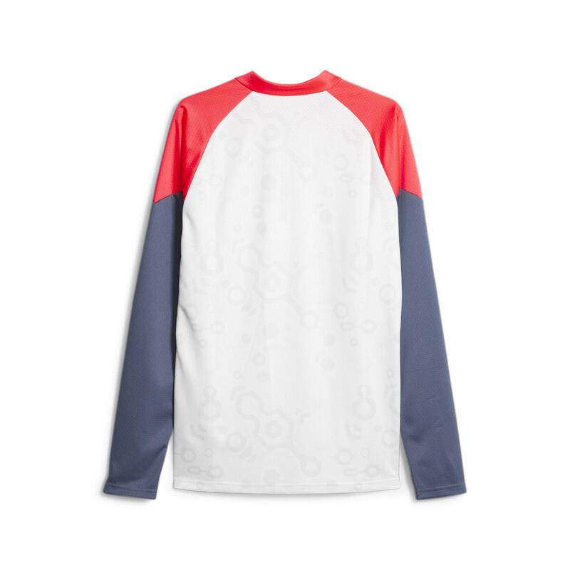 Bluza barbati Puma Individualcup 14 Zip Top, Alb