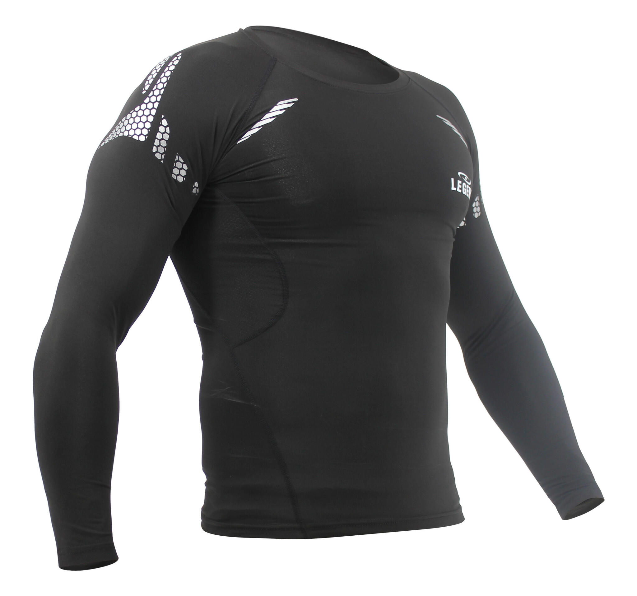 Multi Sport Shirt met Reflect Print Black - Verschillende maten - Gemaakt van 5/5