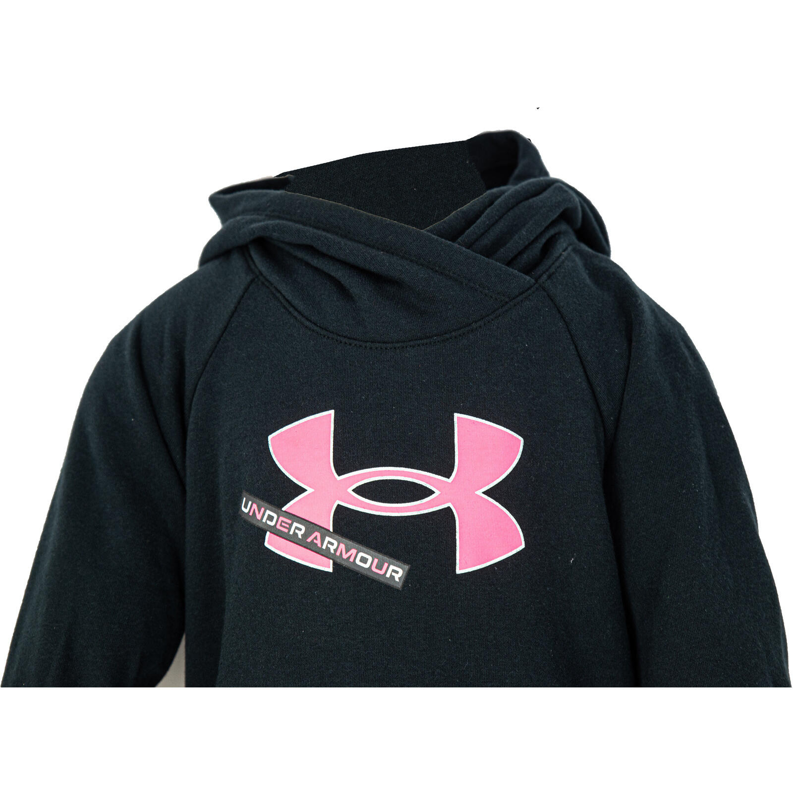 Capuche Under Armour Rival Fleece Logo, Noir, Enfants 5/5