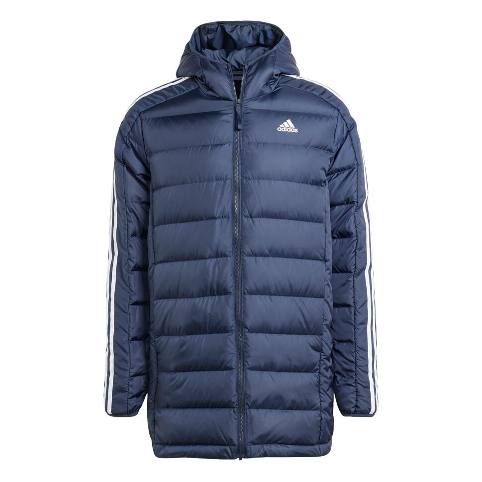 Essentials 3-Stripes Light Down Hooded Parka