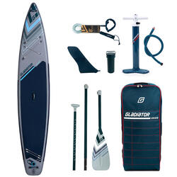 GLADIATOR Origin LT 12'6 "T SUP Board Stand Up Paddle Pagaie de surf gonflable