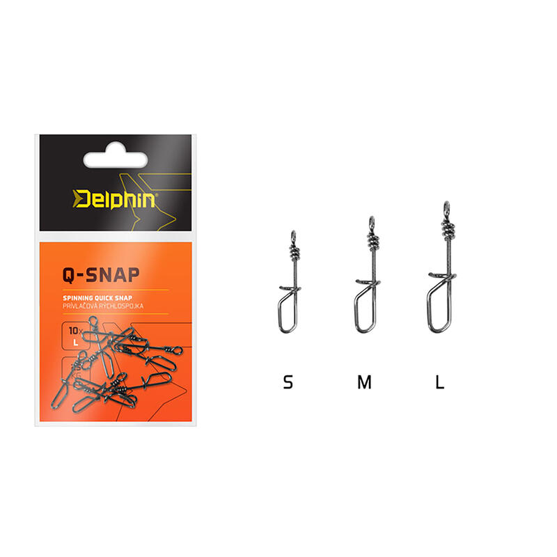 Delphin Q-SNAP 10 Spinning Fast Connector 10 PC.