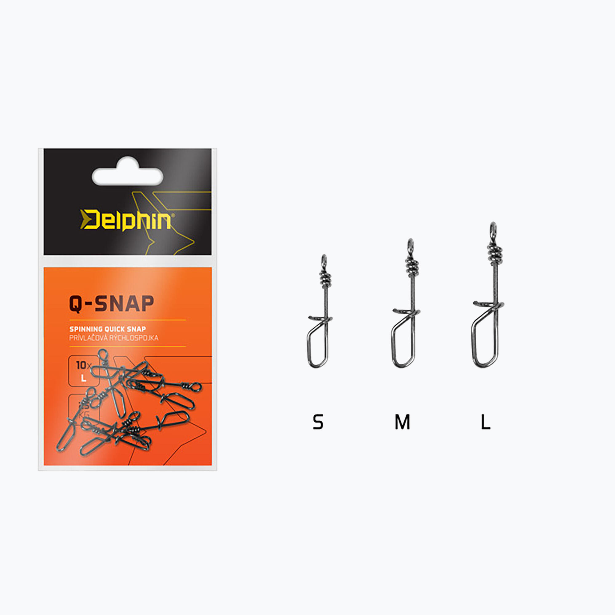 DELPHIN Delphin Q-Snap spinning snelkoppeling 10 st.