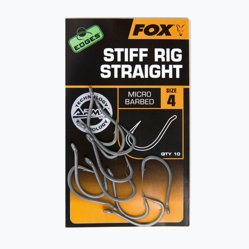 Fox International Edges Armapoint Stiff Rig Rechte karperhaken